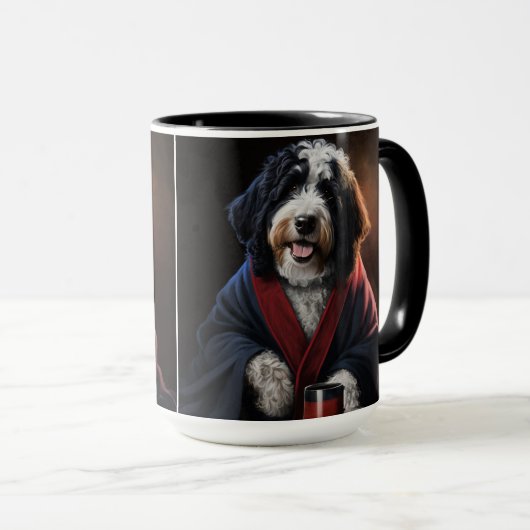 bernedoodle, labradoodle, goldendoodle Kaffeemasch Tasse (VorderseiteRechts)