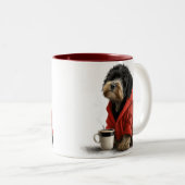 Bernedoodle, Labradoodle, Goldendoodle-Tasse Zweifarbige Tasse (VorderseiteRechts)