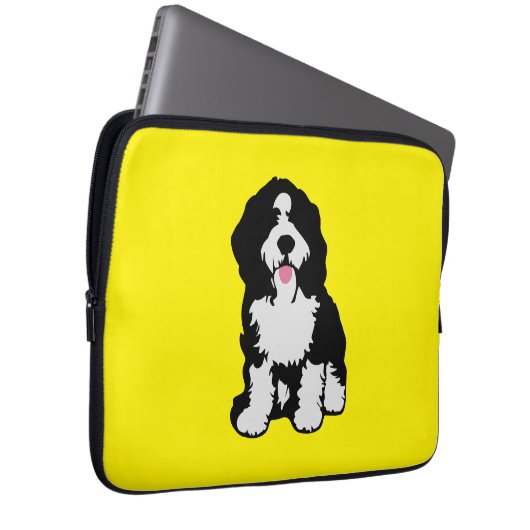 Bernedoodle Laptopschutzhülle (Vorne Rechts)