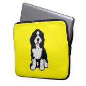 Bernedoodle Laptopschutzhülle (Vorderseite Links)