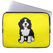 Bernedoodle Laptopschutzhülle (Vorderseite)