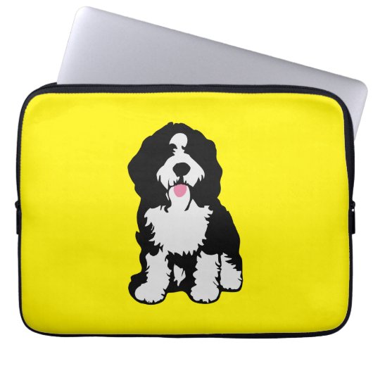 Bernedoodle Laptopschutzhülle (Vorderseite)