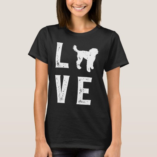Bernedoodle Liebe 1 T-Shirt (Vorderseite)