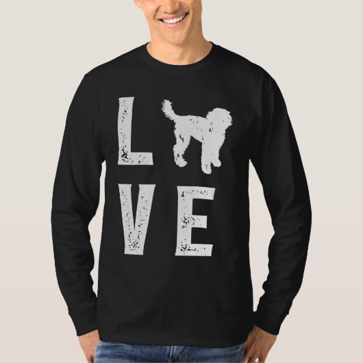 Bernedoodle Liebe 1 T-Shirt (Vorderseite)