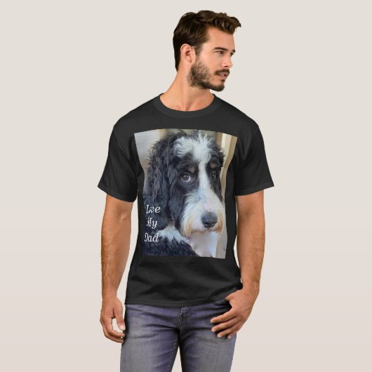 Bernedoodle Liebe Mein Vater T - Shirt (Vorne ganz)