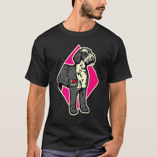 Bernedoodle-Mama 1 T-Shirt (Vorderseite)