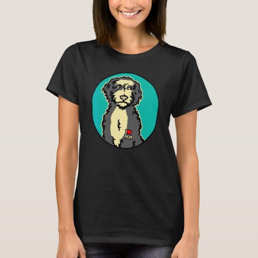Bernedoodle-Mama 2 T-Shirt (Vorderseite)