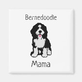 Bernedoodle Mama Magnet (Vorne)
