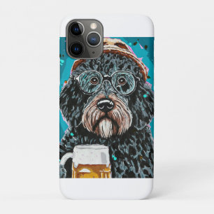 Bernedoodle mit einer Tasse Case-Mate iPhone Hülle