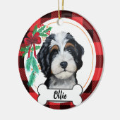 Bernedoodle Ornament (Links)