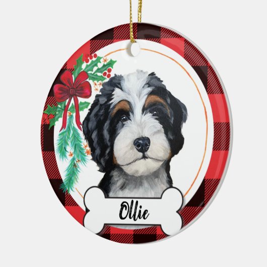 Bernedoodle Ornament (Links)