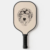 Bernedoodle Pickleball Schläger (Vorderseite)
