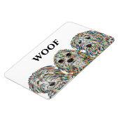 Bernedoodle, Spanier und Golden Doodle Magnet (Linke Seite)