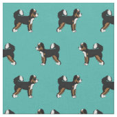 Bernedoodle Stoff (Nahaufnahme)