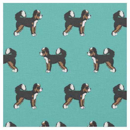 Bernedoodle Stoff (Nahaufnahme)