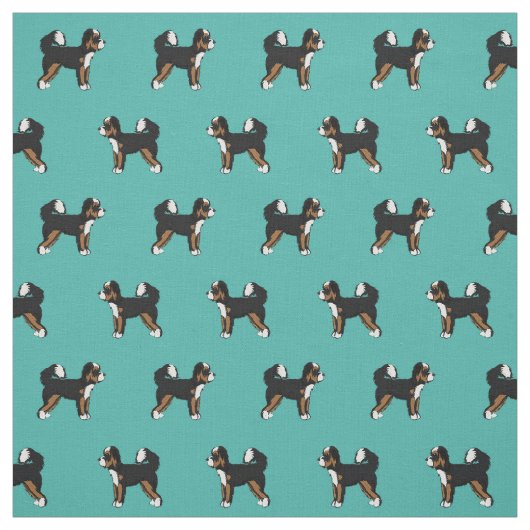 Bernedoodle Stoff (Muster)