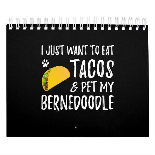 Bernedoodle Taco Lover Cinco De Mayo Dog Mama Kalender (Titelbild)