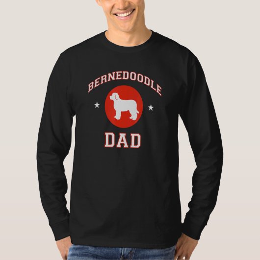 Bernedoodle-Vater T-Shirt (Vorderseite)