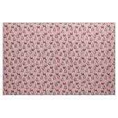 Bernedoodle Vintage Blumen rosa Stoff (Fat Quarter (45,7 x 55,9 cm))