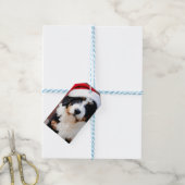 Bernedoodle Weihnachten Geschenkanhänger (Mit Garn)