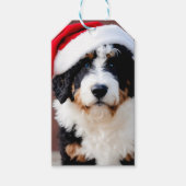 Bernedoodle Weihnachten Geschenkanhänger (Vorderseite)