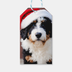 Bernedoodle Weihnachten Geschenkanhänger