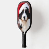 Bernedoodle Weihnachten Pickleball Schläger (Links)
