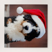 Bernedoodle Weihnachten Puzzle (Horizontal)