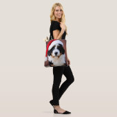 Bernedoodle Weihnachten Tasche (Am Model)