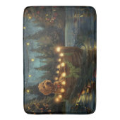 Bernedoodle Weihnachtsfeiertage Badematte (Vorderseite Vertikal)