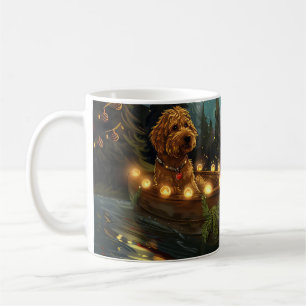 Bernedoodle Weihnachtsfestreise Kaffeetasse