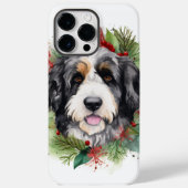 Bernedoodle Weihnachtsmann Festliche Jungfrau Case-Mate iPhone Hülle (Rückseite)