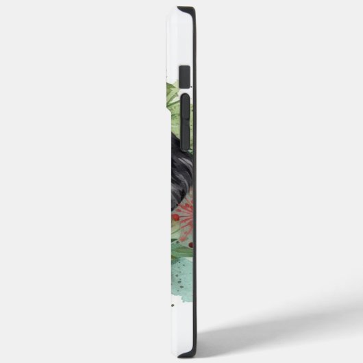 Bernedoodle Weihnachtsmann Festliche Jungfrau Case-Mate iPhone Hülle (Rückseite / Links)