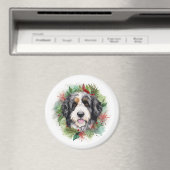 Bernedoodle Weihnachtsmann Festliche Jungfrau Magnet (In Situ (Geschirrspüler))