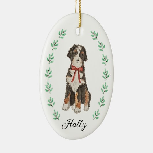 Bernedoodle Weihnachtsschmuck (Rechts)