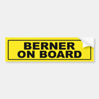 Berner an Bord Autoaufkleber