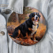 Berner Berg im Herbst Leaves Fall Inspiriert Button (Beispiel)