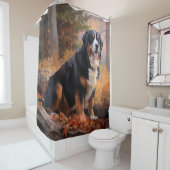 Berner Berg im Herbst Leaves Fall Inspiriert Duschvorhang (Beispiel)