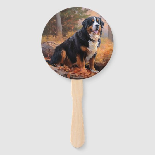 Berner Berg im Herbst Leaves Fall Inspiriert Fächer (Rückseite)