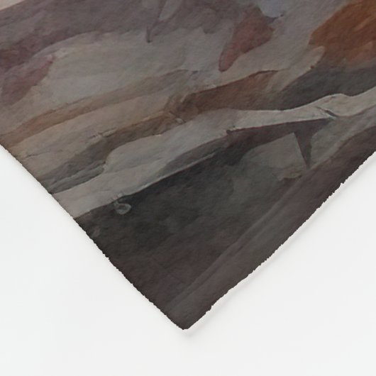 Berner Berg im Herbst Leaves Fall Inspiriert Fleecedecke (Ecke)