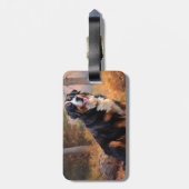 Berner Berg im Herbst Leaves Fall Inspiriert Gepäckanhänger (Rückseite vertikal)