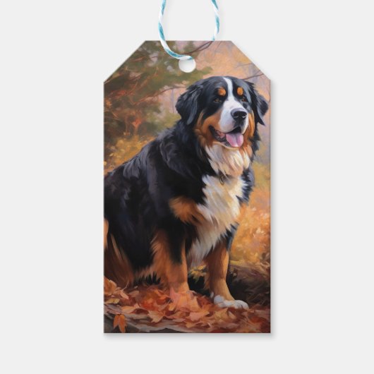 Berner Berg im Herbst Leaves Fall Inspiriert Geschenkanhänger (Vorderseite)