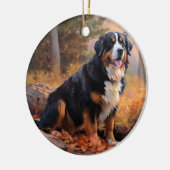 Berner Berg im Herbst Leaves Fall Inspiriert Keramik Ornament (Links)