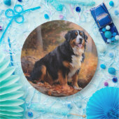 Berner Berg im Herbst Leaves Fall Inspiriert Pappteller (Party)