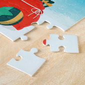 Berner Berg im Schnee mit Weihnachtsgeschenken Puzzle (Seite)