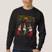 Berner Berg in Sock Xmas Rentier Santa Elf D Sweatshirt (Vorderseite)