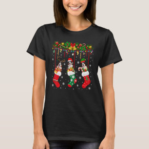 Berner Berg in Sock Xmas Rentier Santa Elf D T-Shirt