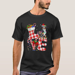 Berner Berg Weihnachtsbaum Lichter Xmas T-Shirt