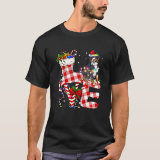 Berner Berg Weihnachtsbaum Lichter Xmas T-Shirt