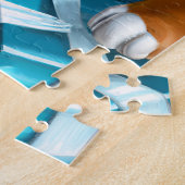 Berner Berghund mit Urlaub in der Gegenwart Puzzle (Seite)